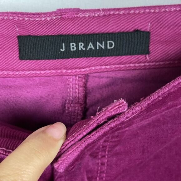 J Brand Alana High-Rise Crop Skinny Victoria Velvet Size 32 NEW - Picture 6 of 12